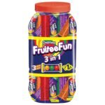 Candyman Fruitee Fun, Exciting Fruit Flavors May Vary - 300/350 Candies For In-Home Serves 750 Gram/875 Gram/840 Gram (Weight May Vary)