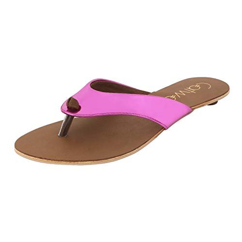 Catwalk Women's Catwalk Pink Flat Slip On Pink Espadrille Flats - 6 UK/India (38 EU)(3763PK-6)