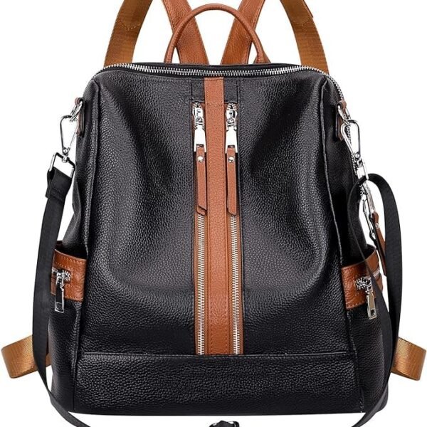 Comfabie Backpack for Women | Office,Travels & Daily Use | Trendy & Casule Backpack | Stylish Vegan Leather Backpack Bags for College Girl | Shoulder Bag for office | Best Gift for Wife Sister Friend