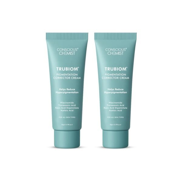 Conscious Chemist Kojic Acid Face Cream | 20g | Azelaic Acid Face Cream for Men & Women, Niacinamide & Tranexamic Acid, Anti Pigmentation, Reduce Dark Spots, All Skin Type - Trubiom (Pack of 2)