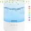 Cool Mist Humidifiers for Bedroom Large Room - Baby Air Humidifier with Night Light 8 Color - Quiet Ultrasonic Top Fill Humidifier - 28H Diffuser for Plants, Timer, Auto Shut-Off, 2.5L, White