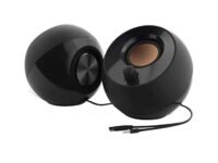 Creative Pebble 2.0 USB-Powered Desktop Speakers with Far-Field Drivers and Passive Radiators for PCs and Laptops (Black)