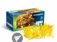 Crompton Galaxy Pixel Light 10 Meter 3W Warm White Ladi Lights | Pack of 1 | 10 Meter, 48 LEDs | Direct 2-pin Plug, BIS Safe Wire | for Home Decoration, Diwali, Festival, Birthday, Marriage
