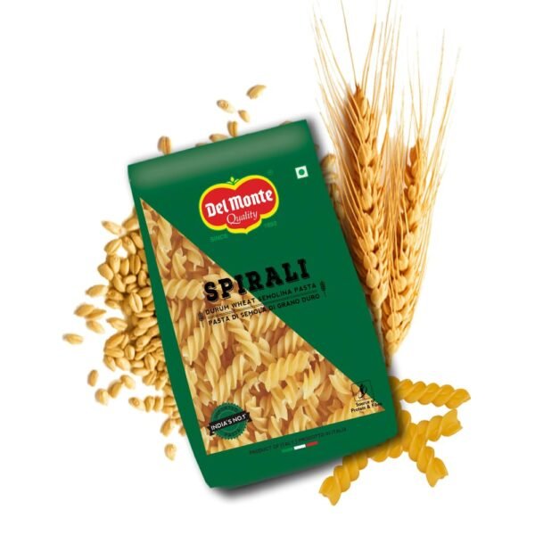 Del Monte Spirali Pasta (Imported from Italy), 100% Durum Wheat Semolina, 500g