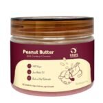 Dog Peanut Butter 100% Natural & Healthy Treat & Food Topper with Hemp Seeds No Xylitol, No Preservatives Safe for Dogs & Puppies Made in India -275g (Pack of 1, Cranberries)