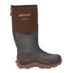Dryshod Mens Haymaker Hi Hard Working Boots|Rubber | Waterproof | Brown | Pull On |HAY-MH-BR, Brown, 12