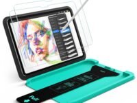 ESR 2 Pack Armorite Paper-Feel Screen Protectors for iPad Pro 11 Inch (M5/M4) 2025/2024, Military Grade Protection, 9H Matte Tempered Glass Film with Ultra Fit Tray, Write Like on Paper, Anti-Glare