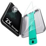 ESR 2 Pack for iPad Pro 11 Inch Screen Protector M5/M4 (2025/2024), 9H Tempered Glass Screen Guard with Ultra Fit Tray, Apple Pencil Support, Scratch Resistant, HD Clarity, Bubble Free