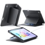 ESR for iPad (A16) 11th Generation Cover, iPad 11th/10th Gen Cover (2025/2022), Vertical Stand Case, Multi Stand Angles, Ultra-Stable Case with Pencil Holder, Flip Series, Black