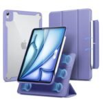ESR for iPad Air 11 Inch Case M3/M2 (2025/2024), iPad Air 5th/4th Gen Case (2022/2020) 10.9 Inch with Pencil Holder, Removable Magnetic Cover, Vertical Stand, Rebound 360 Series, Lavender
