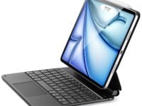 ESR iPad Air 11 Inch Case with USB-C Keyboard(M3/M2,2025/2024),iPad Pro 11(4Th/3Rd/2Nd/1St Gen) & Air 5/4Th Magic Keyboard Case,Easy-Set Floating Cantilever Stand,Precision Multi-Touch Trackpad,Black