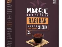 Eat Anytime Mindful Healthy Energy Ragi Bar | Gluten Free & High Fiber | Energy Bar Sugar Free | High Protein Bar | Healthy Bar & Breakfast Protein Bar | Ragi Bar/Energy Bar-300gm(12pcs of 25gm)