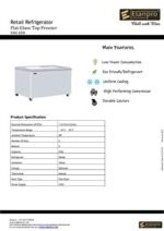 Elanpro EKG 650 Flat Glass Top Freezer (650L) with No Cost EMI Offer
