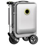Electric Luggage With Smart Cart Cover, 20 Inch Aluminum Alloy Frame, Boarding Case for Riding Students, One Color, Una Talla