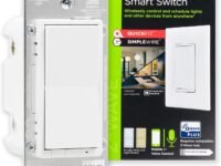 Enbrighten Z-Wave In-Wall Smart Light Switch with QuickFit and SimpleWire, Works with Google Assistant, Alexa, & SmartThings, Z-Wave Hub Required, Smart Home, 700 Series, 58433