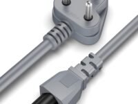 FEDUS 1.8 Meter Long TPR (Thermoplastic Rubber) Laptop Power Cord, 2500 Watt 3 Pin IEC C5 Charger Adapter Cable Wire AC Lead for Asus/Dell/HP/Lenovo/ASUS/Acer/Samsung/Compaq & All Gaming laptops