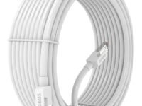 FEDUS Cat6 Ethernet Cable, 1M High Speed 550Mhz 10 Gigabit Speed Utp Lan Cable, Network Cable Internet Cable Rj45 Cable Lan Wire, 6 Wires For Laptop, Pc, Television, Router, Modem - White