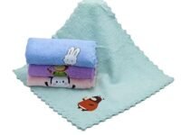 Florabliss® Microfiber Women's & Kid's Handkerchief 400 GSM/Solid Extra Soft and Super Absorbent Hankies for Newborn Babies deal for Everyday Use | Rumal, Hanky- Pack Of 6