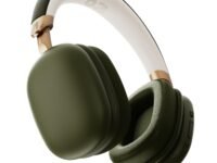 GOBOULT Newly Launched Fluid X Headphones Bluetooth Wireless 60H Playtime, 40mm Bass Driver,Zen ENC Mic,Type-C Charging,Gaming Mode, BTv 5.4, Made in India, Headphones Wireless with mic (Pine Green)