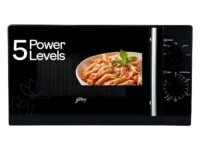 Godrej 20 L Multi Distribution System for Even and Faster Cooking, Solo Microwave Oven With 5 Power Levels (GMX 20SA2, Black)