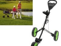 Golf Trolley, Versatile Golf Trolley Ergonomic Height Adjustable Efficient for Training