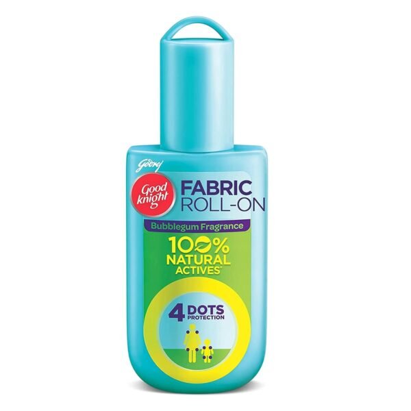 Good knight 100% Natural Mosquito Repellent Fabric Roll-On | Paediatrician Certified | 8-Hour Protect | Bubblegum - 8 ml
