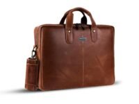 HAMMONDS FLYCATCHER Genuine Leather Office Bag for Men - 15.6 Inch Laptop Bag for Men for Professionals, Business Travelers - Adjustable Straps & Multiple Compartments - 1 Year Warranty - Vintage Tan
