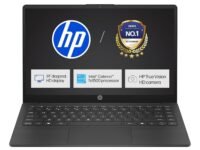 HP 14s Intel Celeron Dual Core N4500 Laptop (8GB/512GB SSD/Win 11) 14.0" HD Display, MSO 24, Black, 1.46kg, DQ3149TU Thin and Light Business Laptop