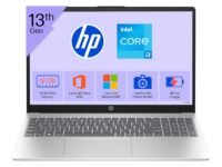 HP 15, 13th Gen Intel Core i3-1315U (12GB DDR4, 512GB SSD) FHD, Anti-Glare, Micro-Edge, 15.6''/39.6cm, Win11, M365 Basic(1yr)* Office24, Silver, 1.59kg, fd0573TU, FHD Camera w/Shutter Laptop
