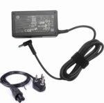 HP 65W AC Blue Pin Laptops Charger Adapter 4.5mm fit for HP Pavilion Black (with 3 pin Power Cable)
