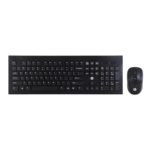 HP USB Wireless Spill Resistance Keyboard and Mouse Combo with 10m Working Range 2.4G Wireless Technology / 3 Years Warranty (4SC12PA), Black