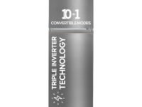 Haier 358 L 3 Star Frost Free Top Mount Double Door Refrigerator | Convertible 10-in-1 | Triple Inverter & Fan Motor Technology | Twist Ice Maker (HEF-363TS-P, Inox Steel)