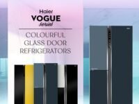 Haier 598L 3Star Vogue 3-Door Side by Side Frost Free Refrigerator|Expert Inverter Technology|Digital Display Panel|Triple Twist Ice Maker|Deo Fresh Technology (HRT-683GOG, Grey Onyx Glass)
