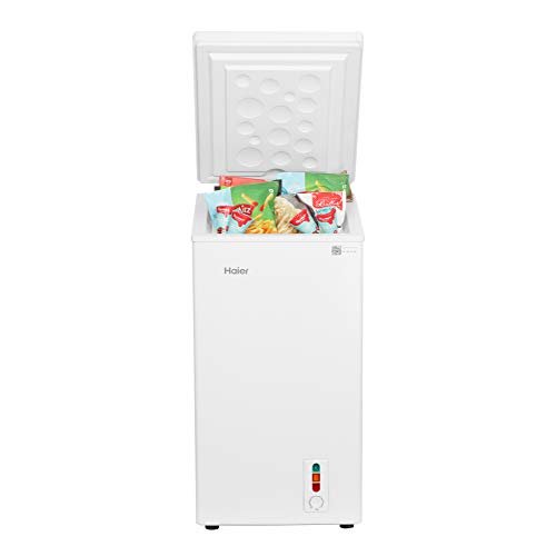 Haier HCF100HTQ - Single Door Hard Top Deep Freezer, Net Storage Volume 66 litres, White