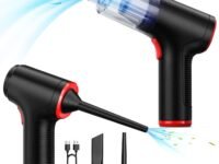 Handheld Car Vacuum Cleaner High Power Cordless, 120W Portable Car Vacuum Cleaner with 18000PA Suction & Air Duster, Mini Hand held Vacuum Cleaner for Car Home Cleaning