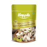 Happilo Premium California Roasted & Salted Pistachios 200g | Healthy Snacks, Dry Fruits, Pista | Tasty & Healthy | High in Protein & Dietary Fiber | Low Calorie Nuts