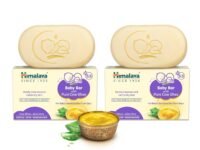 Himalaya Baby Bar with Pure Cow Ghee 125G|ph 5.5|Aloe vera|Soap free|Derma Tested | Safe for newborns|For baby's sensitive skin from day 1 (Pack of 2)