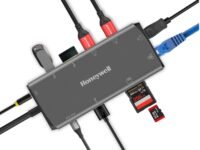 Honeywell 11-in-1 TypeC Multiport Dock with Dual 4K HDMI,DP,RJ45 Ethernet Port,2xUSB 3.0 & TypeC 3.0,3.5 mm Audio Ports,SD & MicroSD Slot,Compatible with All TypeC Devices- Windows,MAC