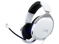 HyperX Cloud Stinger 2 Core - Gaming Headset for PlayStation, Lightweight Over-Ear Headset with mic, Swivel-to-Mute Function, 40mm Drivers (6H9B5AA), White