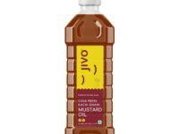 JIVO Cold Pressed Kachi Ghani Chemical Free Mustard Daily Cooking Oil, 1 Litre | Recommended for Roasting, Frying, Baking All type of Cuisines |