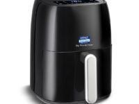 KENT Digi Plus Air Fryer | 4L Capacity & 1300W | Fry, Grill, Roast & Bake | Digital Display & Touch Control Panel | Rapid Heating | 80% Less Oil Usage | High Temperature & Uniform Heating | Black