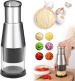 KRLZ Food Chopper, Manual Vegetable, Fruit, Garlic, Nut Chopper, Hand Press Chopper, Dishwasher Safe