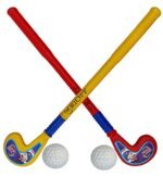 Kids Hockey Set for Kids 2 Hockey Sticks 2 Ball Kids (3-6Year) Set of 2