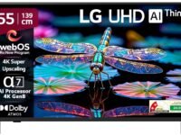 LG 139 cm (55 inches) UA82 Series 4K Ultra HD (3840 x 2160) Smart webOS LED TV 55UA82006LA