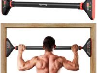 Lifelong Adjustable Pull-Up Bar for Home Gym | No Screws Hanging Bar, Adjustable Length (74-97cm), Doorway Chin-Up Bar, Gym Equipment for Men Workout, Strength Training, Weight Capacity (200kg)