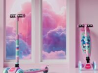 Lifelong Scooter for Kids 3+ Years - Foldable Kids with PVC Wheels & Adjustable Height - Kick Capacity 50kg- Baby Toys for 3+ Year Old boy & Girl - Skate (LLKS18)