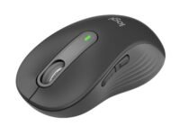 Logitech Signature M650 L Full Size Wireless Mouse - for Large Sized Hands, 2-Year Battery, Silent Clicks, Customisable Side Buttons, Bluetooth - Graphite