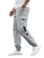 Lymio Track Pant for Men || Regular Fit || Track Pants || Full Elastic Jogger Track Pant (TP-06-Grey-XL)