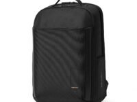 MOKOBARA The Autopilot Backpack Fits 15.6 Inch Laptop, 35L Capacity Premium Durable Nylon and Vegan Leather Blue Unisex Multipurpose Laptop Backpack | Ideal for Office, Travel, School (Headspace)