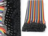 Maison Up | Dupont Male to Female Jumper Cable for Circuit Prototyping and Breadboard Wiring Solutions (Pack of 40, Each 20 CM)